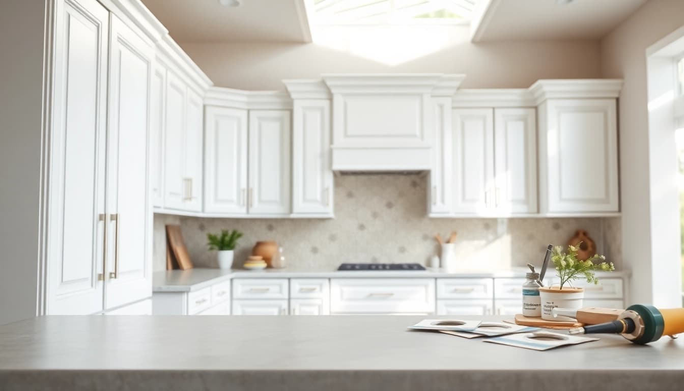 Cabinet Refacing Largo FL showcases elegant kitchen cabinets with a fresh, modern style.