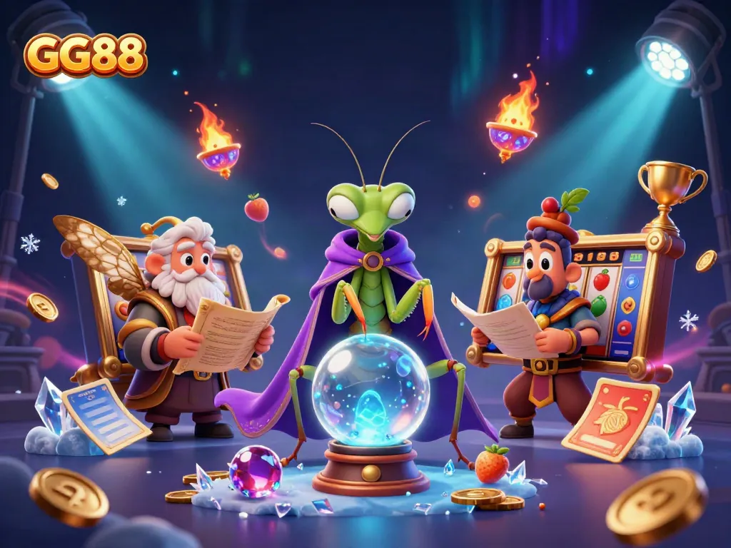 Engage in thrilling gameplay at GG88, where vibrant slot elements and mystical characters come together.