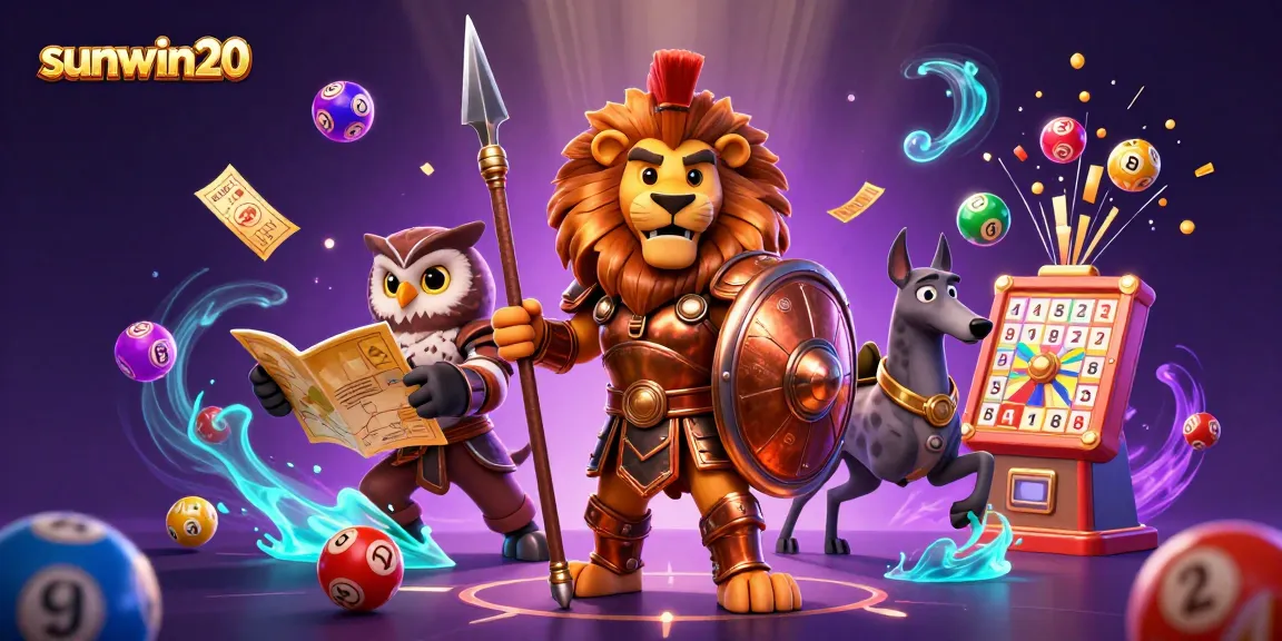 Engage with sunwin20's colorful lottery scene featuring dynamic elements and exciting characters.
