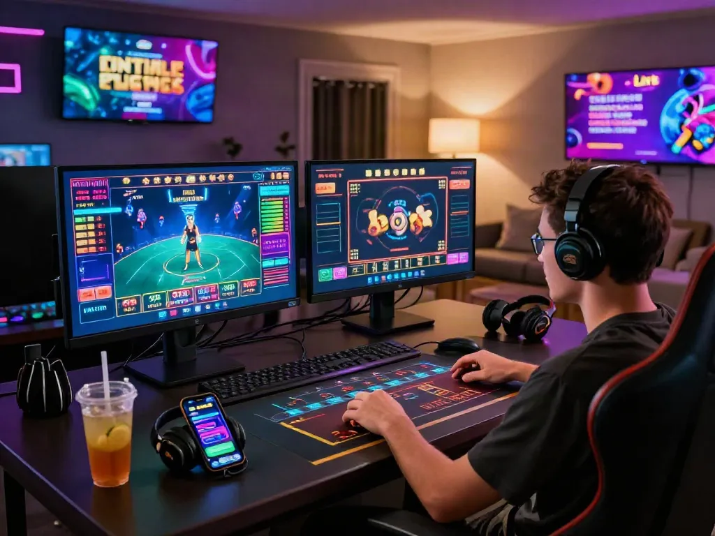 Engaging online casino gaming experience at Link M88 with vibrant visuals and immersive atmosphere.