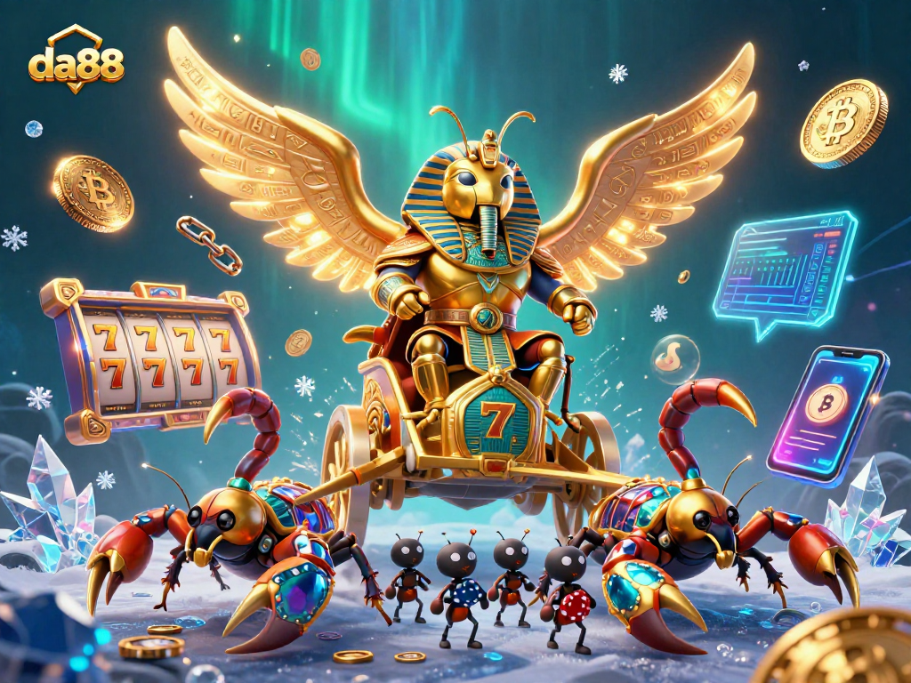 Engage with the thrilling world of da88 casino, featuring dynamic slot games and vibrant crypto elements.