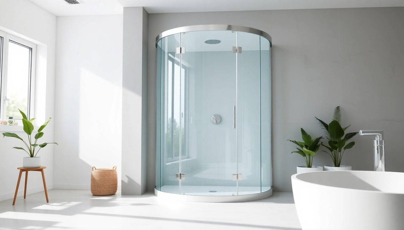 Duschkabine 100x100 Pendeltür in einem modernen Badezimmer mit stilvollem Design und eleganten Details.