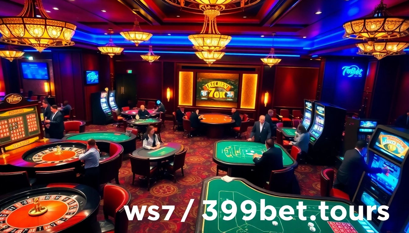Experience thrilling gameplay at https://789bet.tours/ with poker tables, roulette wheels, and slot machines.