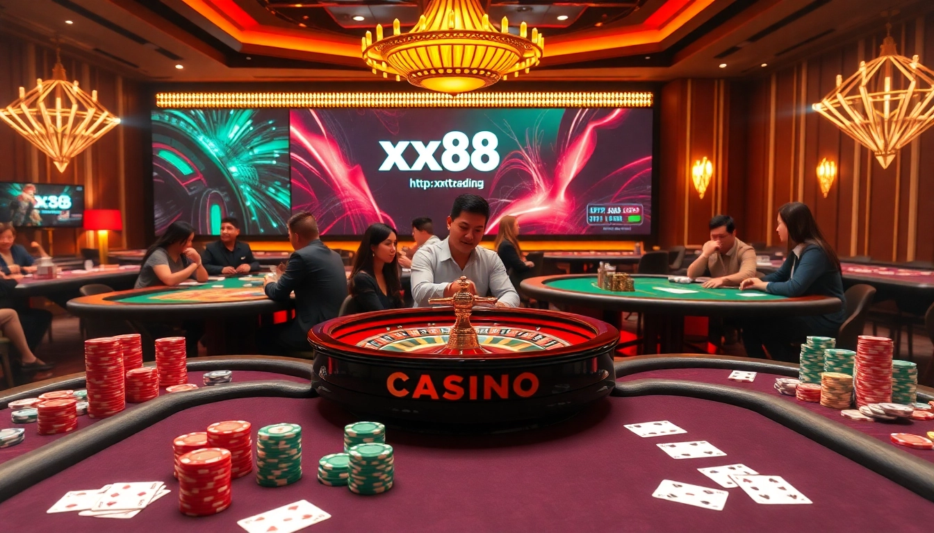 Experience the luxury of online gambling at https://xx88.trading/ with vibrant casino games and engaged players.
