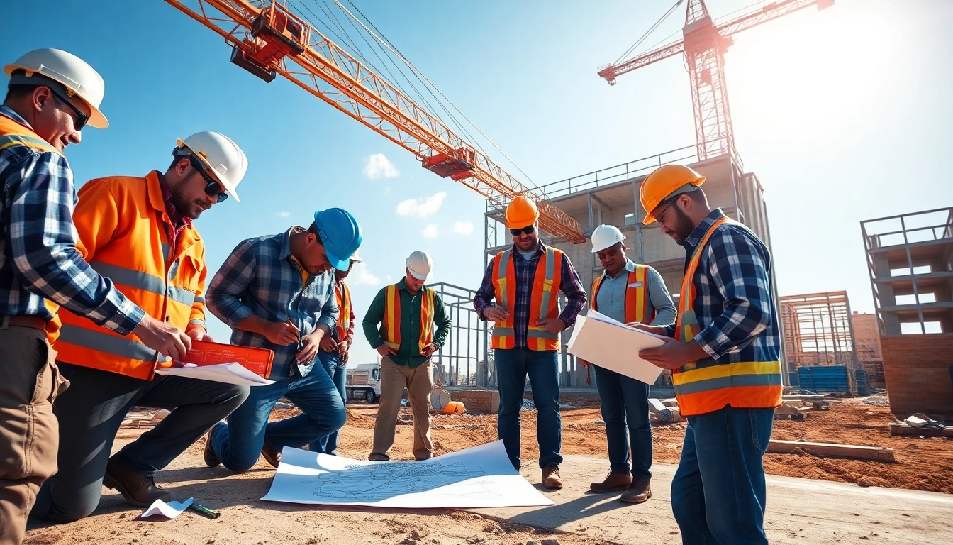 Engaging scene representing Carolina construction news on a bustling North Carolina job site.