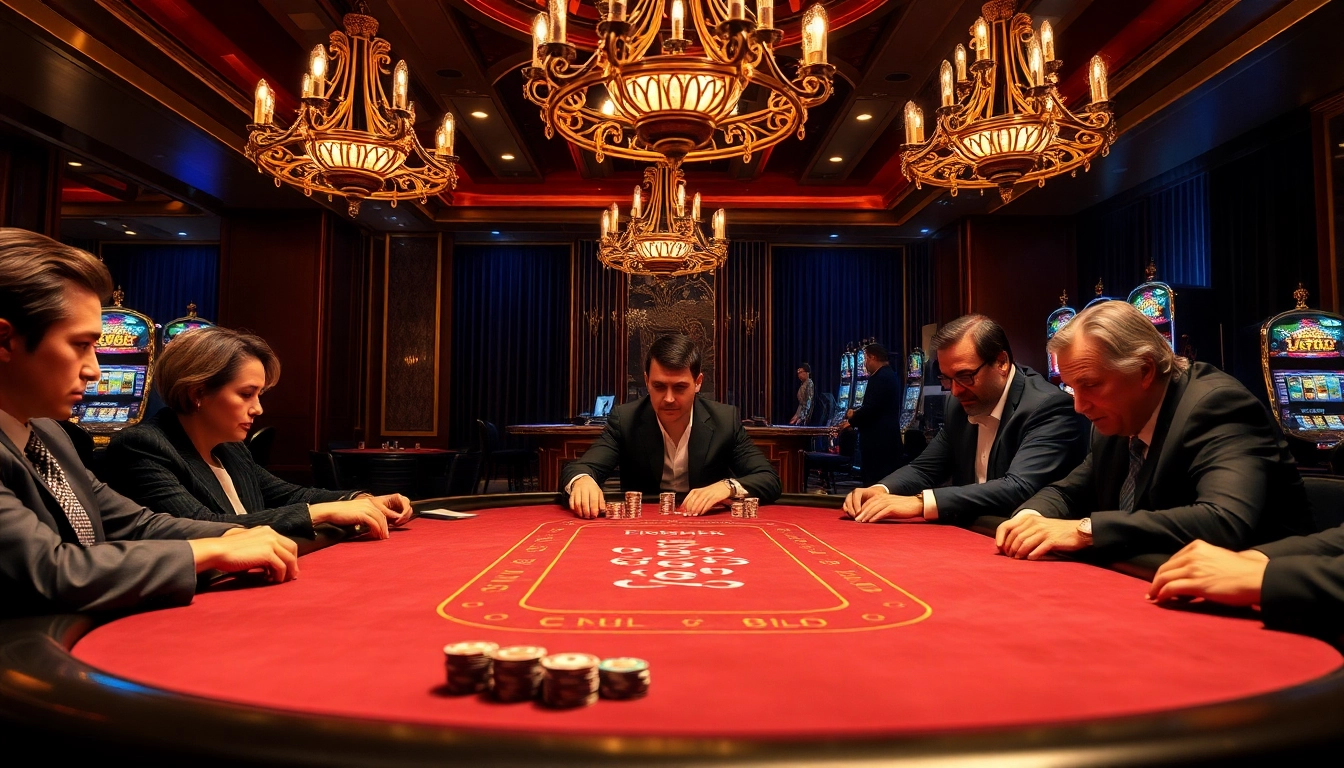 F168-themed poker table with high-stakes action and vibrant casino atmosphere.