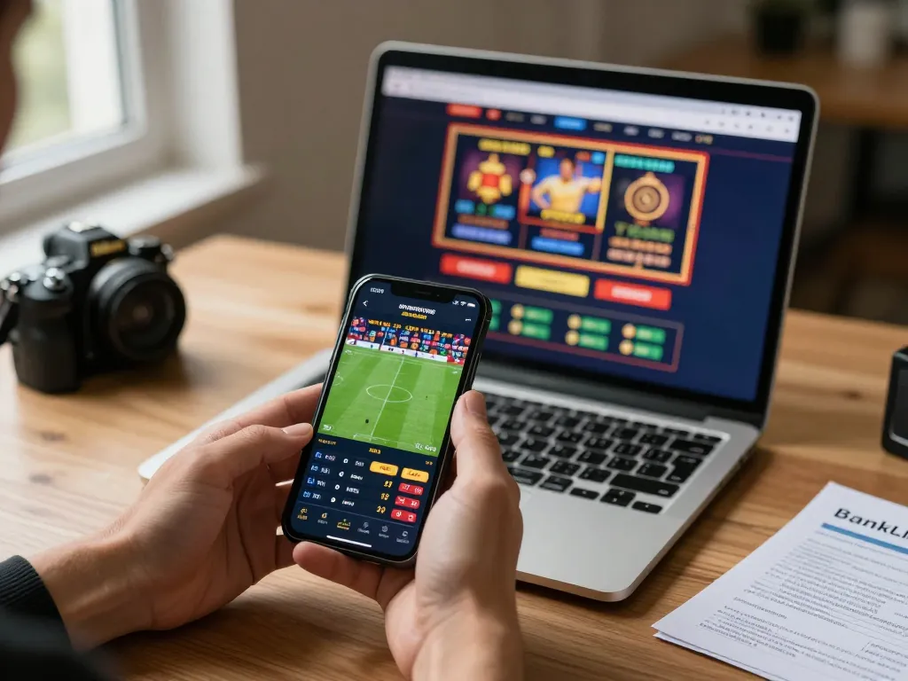 Engaging online sports betting with lc88 app, showcasing live odds and strategic play.