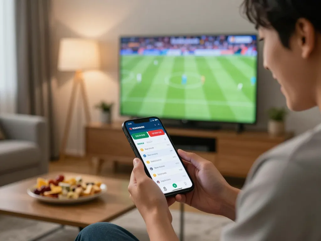 Engaging user monitoring kèo nhà cái on a mobile app during live sports event