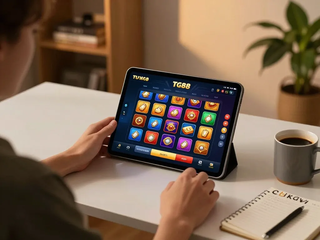 Engaging gameplay on the TG88 app, showcasing online betting excitement and strategy.