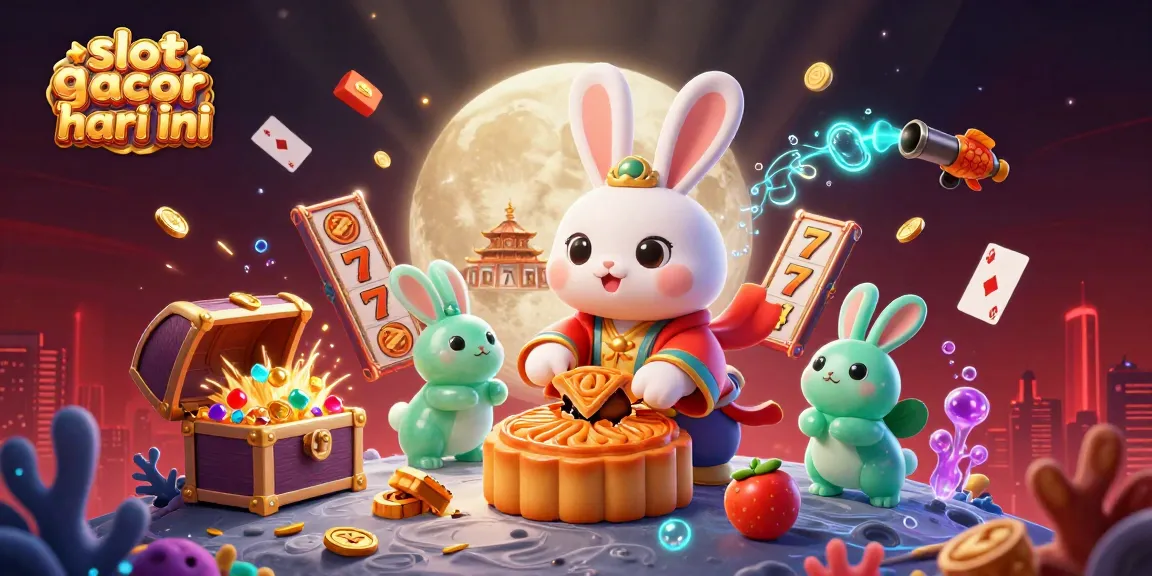 Experience thrilling wins with slot gacor hari ini, showcasing 3D elements and vibrant casino visuals.
