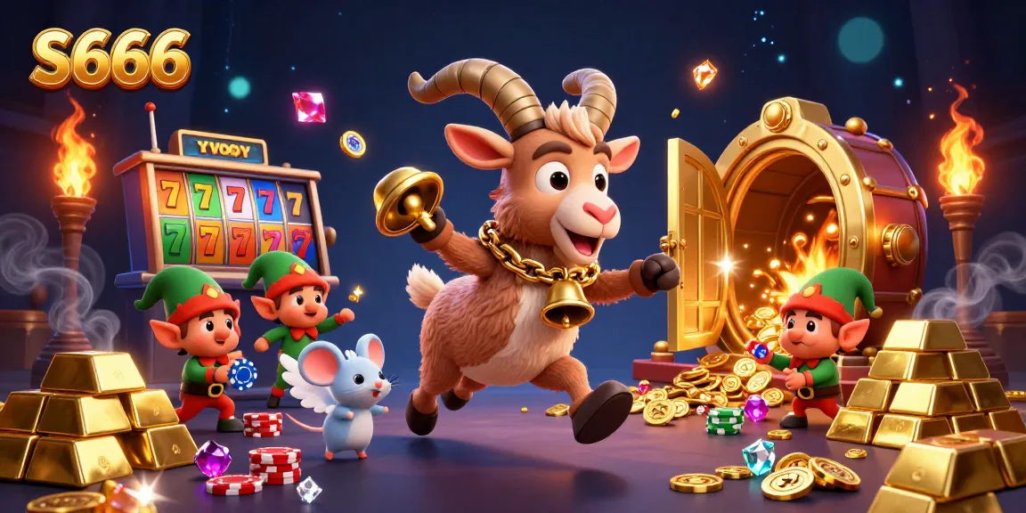 S666 immersive casino scene featuring lively characters and vibrant gaming elements for an exciting gaming experience.
